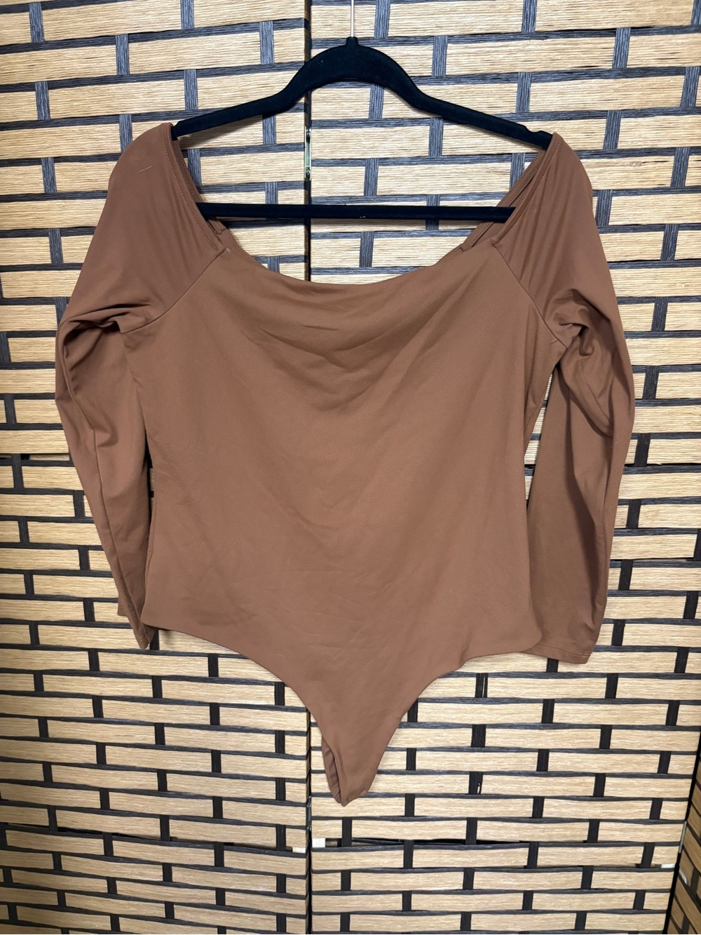 Nuuds brown bodysuit size XL